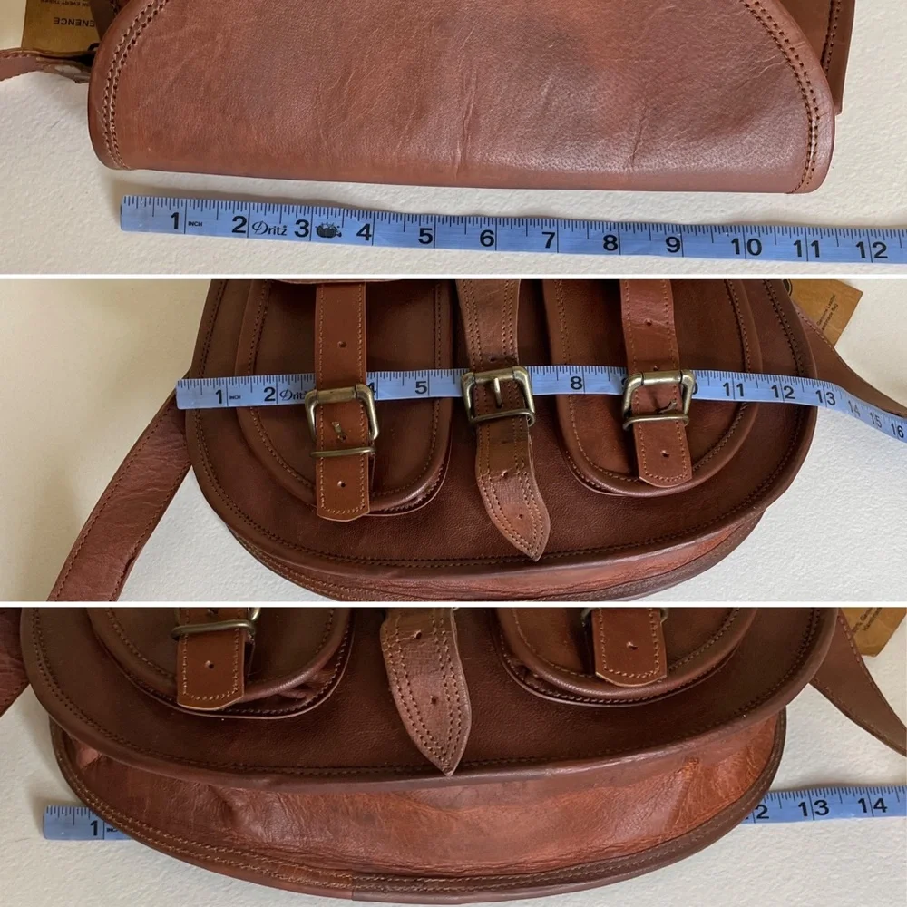New Montana Hudson Caroline Saddlebag Leather Purse - Picture 14 of 16
